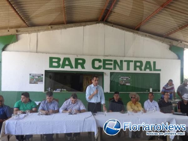 Prefeito Gilberto Júnior no lançamento da 44ª Exposição Feira Agropecuária e 2ª Agrosul.(Imagem:FlorianoNews)