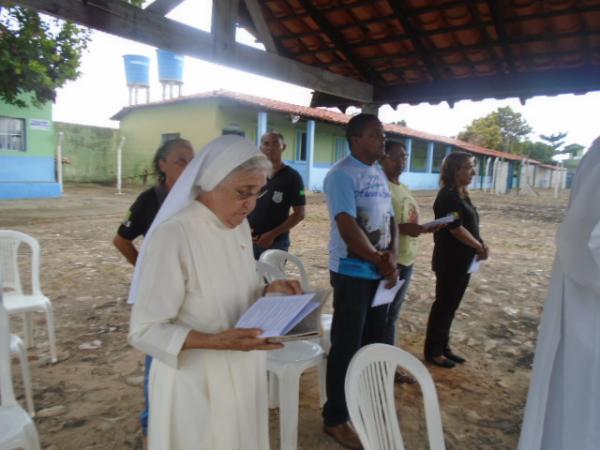 Pastoral Carcerária promove Missa de Páscoa na penitenciária de Floriano.(Imagem:FlorianoNews)