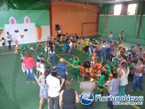 EPP realiza comemoração pelo Dia do Livro Infantil e Páscoa com os alunos.(Imagem:FlorianoNews)