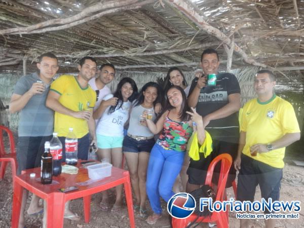 Torcidas de Floriano e Barão de Grajaú comemoraram vitória sofrida do Brasil contra o Chile. (Imagem:FlorianoNews)