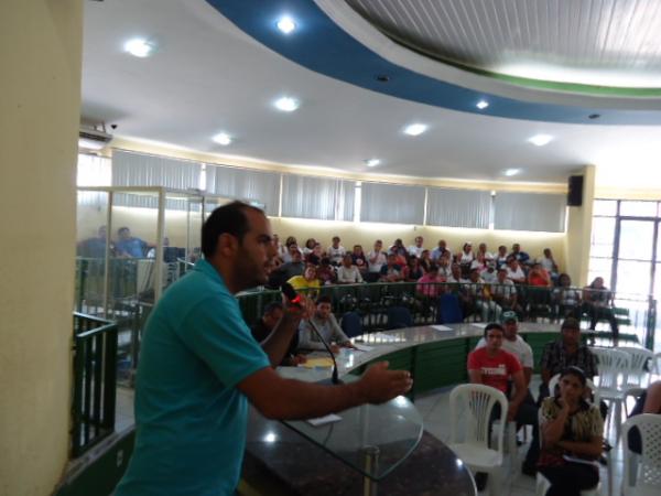 Audiência pública debate projeto de cargos e salários de servidores municipais.(Imagem:FlorianoNews)