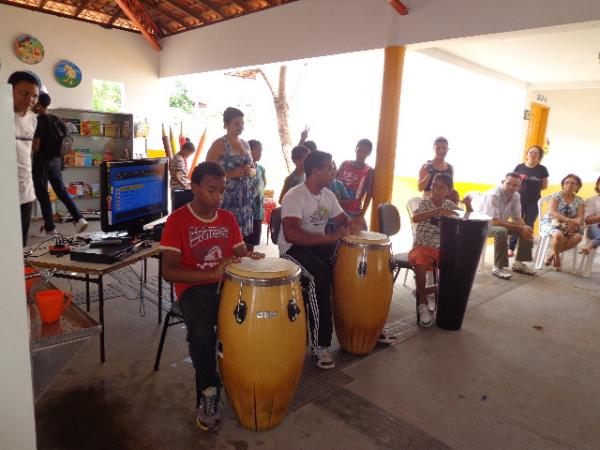 Escola Antonieta Castro realizou aula inaugural do Programa Mais Educação.(Imagem:FlorianoNews)