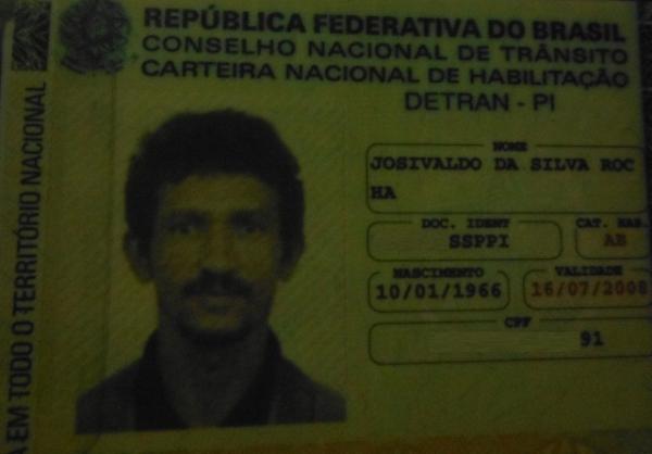 Josivaldo da Silva Rocha(Imagem:FlorianoNews)