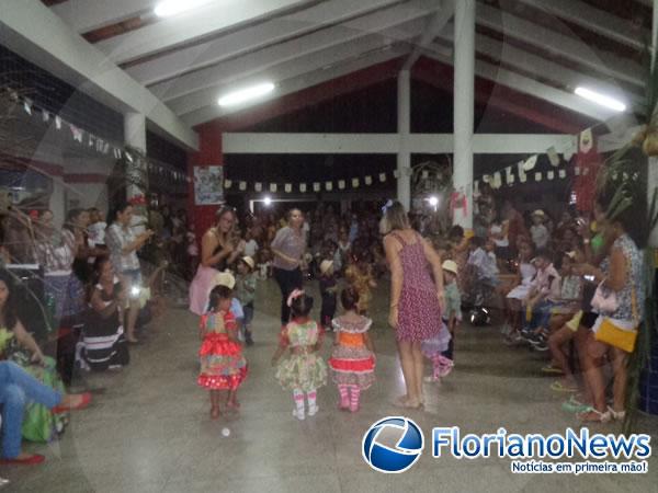 Creche Solimar Alencar Lima realiza festa junina para pais e alunos.(Imagem:FlorianoNews)