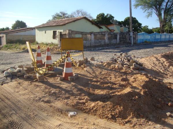 Obras do Esgotamento Sanitário(Imagem:Amarelinho)