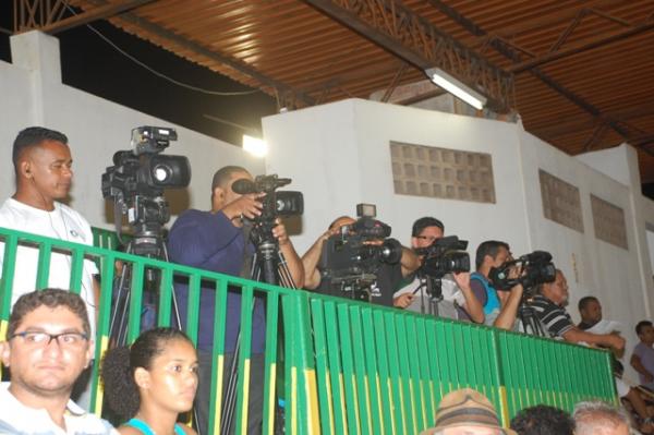 Dirigentes elogiam estrutura do Estádio Tiberão na partida Flamengo-PI e Atlético-GO.(Imagem:Waldemir Miranda)