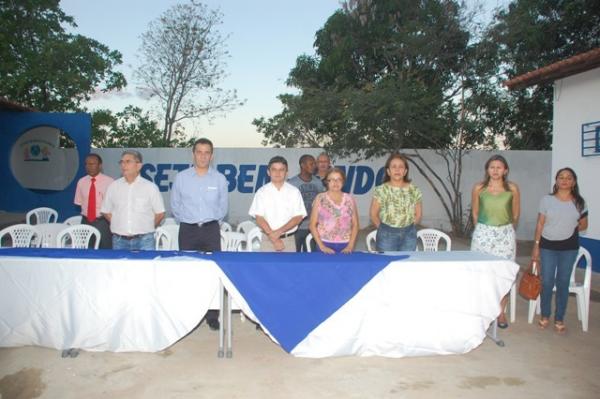 Reinaugurada a Escola Municipal Barjonas Lobão.(Imagem:Waldemir Miranda)