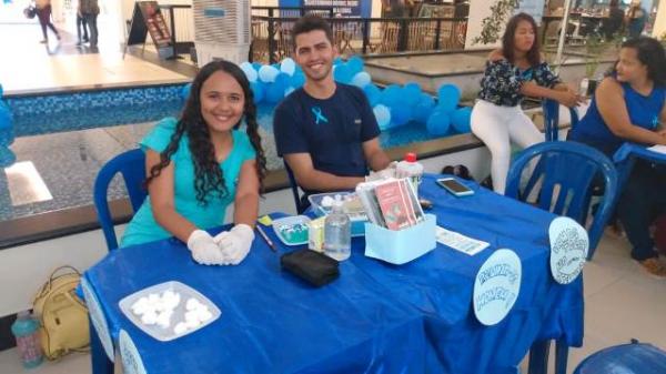Sesc e UFPI promovem atividades pela Campanha Novembro Azul no Floriano Shopping.(Imagem:FlorianoNews)