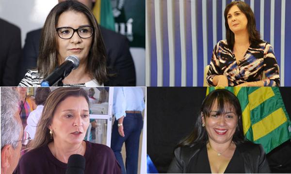 Perderam mulheres na prefeitura: Uruçuí (Renata Coelho), Pedro II (Neuma Café), Jaicós (Waldelina Sales) e Adriane Prado ( Luís Correia).(Imagem:Divulgação)