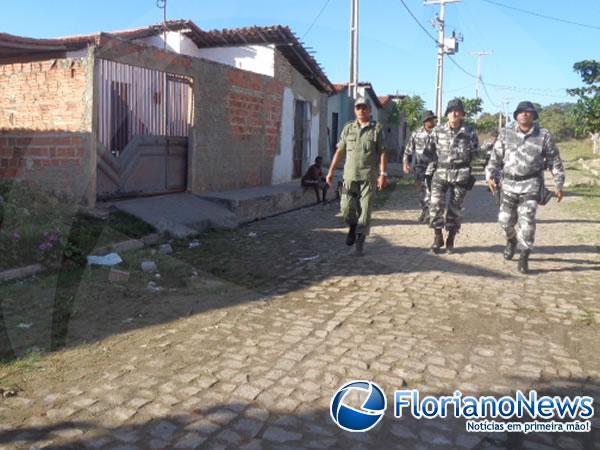 Polícia Militar realiza Operação em Conjunto Habitacional de Floriano.(Imagem:FlorianoNews)