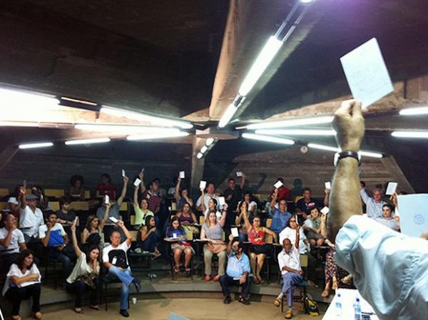 UFMT foi uma das federais a decidir pela continuidade da greve em assembleia.(Imagem: Marcelo Ferraz/G1)
