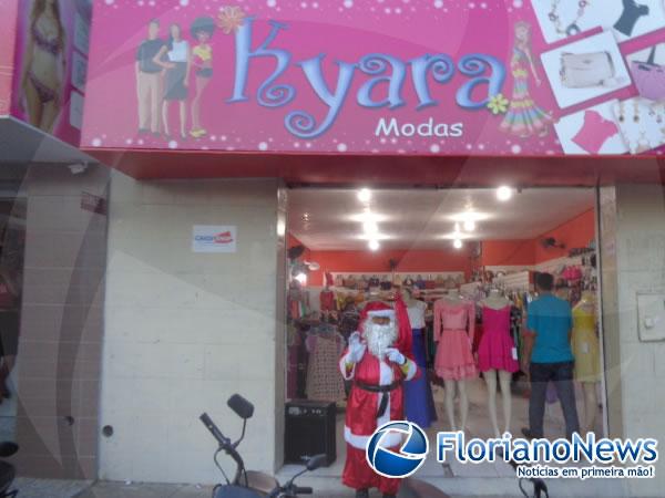 Lojas Kyara realiza primeiro sorteio da campanha Natal em Floriano.(Imagem:FlorianoNews)