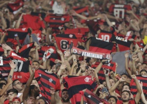 Torcida do Flamengo lidera o ranking de média de público do Brasileiro.(Imagem:Marcelo Theobald)