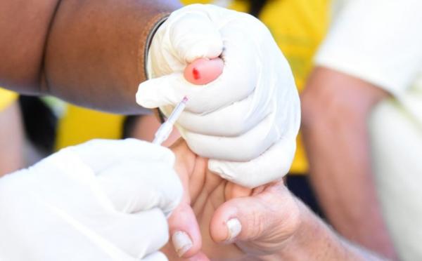 Saúde realiza 200 testes rápidos das Hepatites B e C durante ação em Floriano(Imagem:Secom)