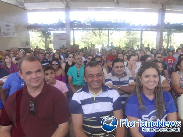 Amauri Jucá se apresentou na segunda edição do Projeto SESC Riso em Floriano.(Imagem:FlorianoNews)