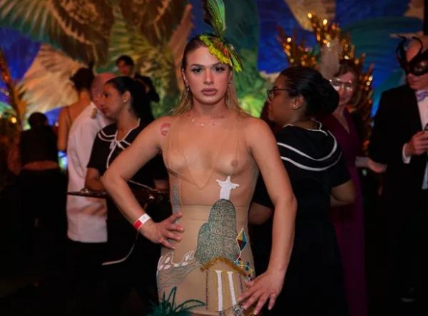 Glamour Garcia no Baile do Copa 2020.(Imagem:Roberto Filho/Brazil News)