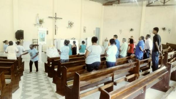 Festejo em honra a Nossa Senhora de Fátima é iniciado no bairro Catumbi.(Imagem:FlorianoNews)