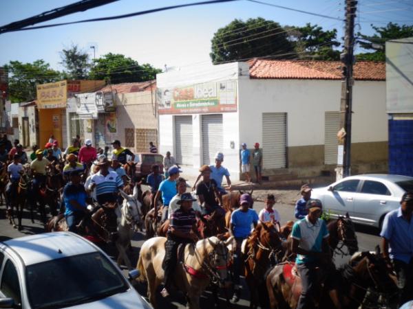 Cavalgada e missa abrem o Dia do Vaqueiro nos festejos de São Pedro de Alcântara.(Imagem:FlorianoNews)