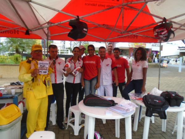 Cajueiro Motos realiza Pit Stop na Praça Dr. Sebastião Martins.(Imagem:FlorianoNews)