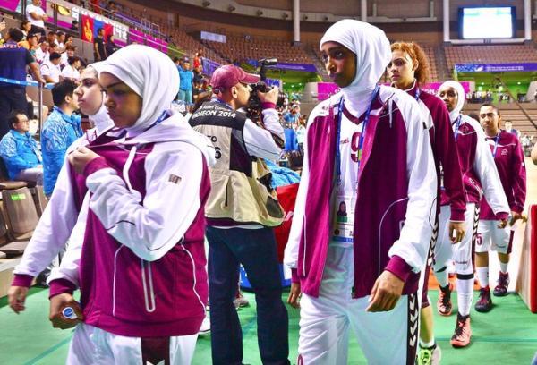 Seleção feminina abandona quadra nos Jogos Asiáticos.(Imagem:Reuters)