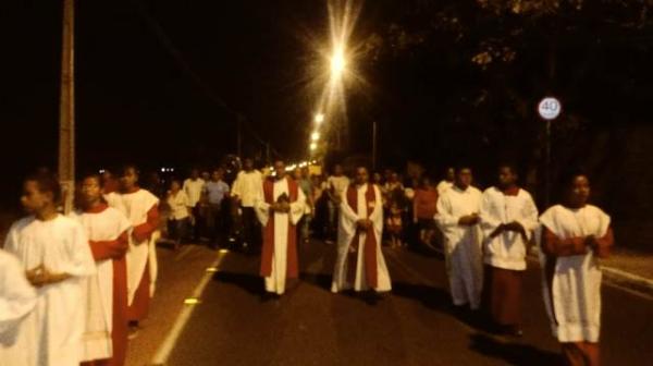 Festejo de São Cristóvão é encerrado com procissão e missa em Floriano.(Imagem:FlorianoNews)