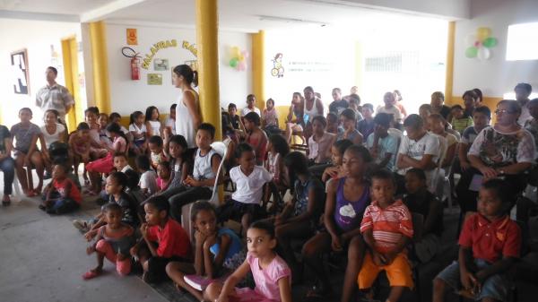 Escola Antonieta Castro realizou aula inaugural do Programa Mais Educação.(Imagem:FlorianoNews)