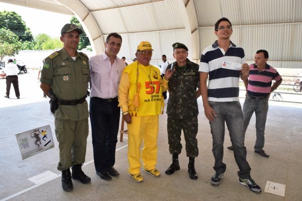 Prefeito Gilberto Júnior participa de solenidade de certificação de dispensa do serviço militar.(Imagem:Secom)