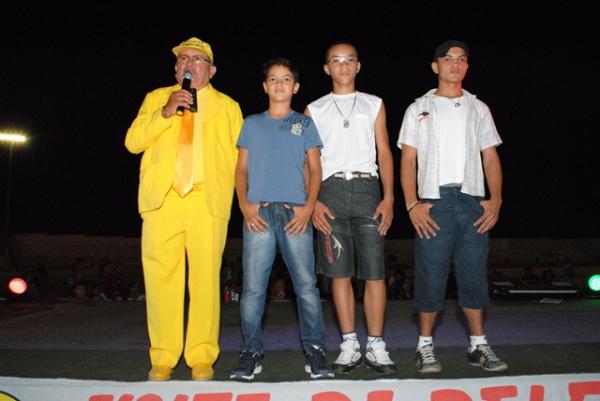 Edson (3º lugar), Pedro Lucas, Garoto Estudantil 2013, Aldeides Vieira (2º lugar).(Imagem:Pedro Lameu)