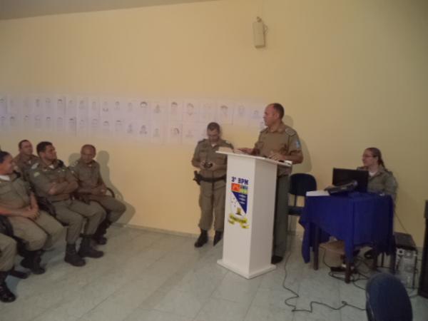 Concludentes do Curso de Formação de Soldados participam de aula da saudade.(Imagem:FlorianoNews)