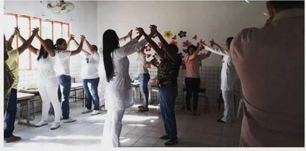 Acadêmicos da FAESF realizam atividades em escola da rede municipal de Floriano.(Imagem:FAESF)