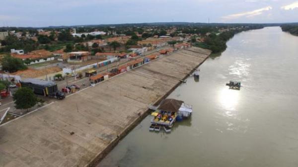 Cais da Beira-Rio depois da limpeza(Imagem:SECOM)