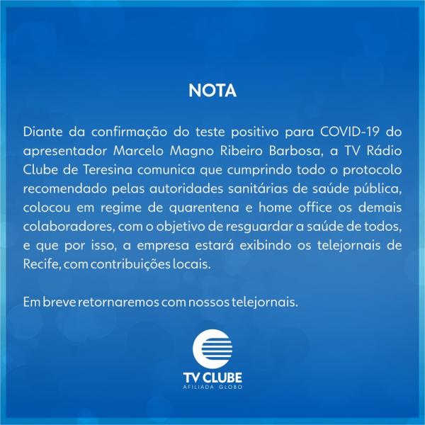 Nota TV Clube(Imagem:Divulgação)