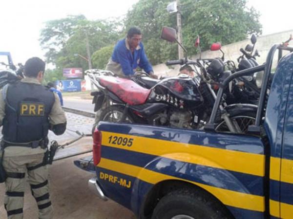 PRF recolhe 245 motos irregulares em operação.(Imagem:Cidadeverde.com)