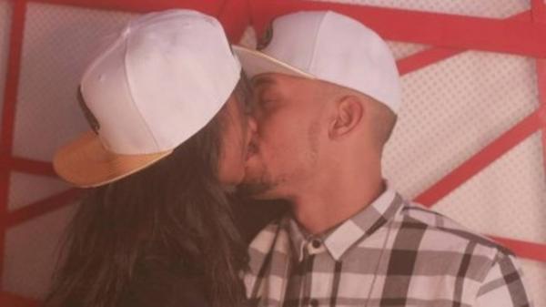 Aline Prado e Mussunzinho já não estão mais aos beijos.(Imagem:Reprodução)