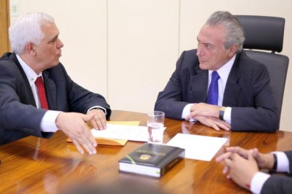 Themístocles Filho com o presidente Michel Temer(Imagem:Alepi)