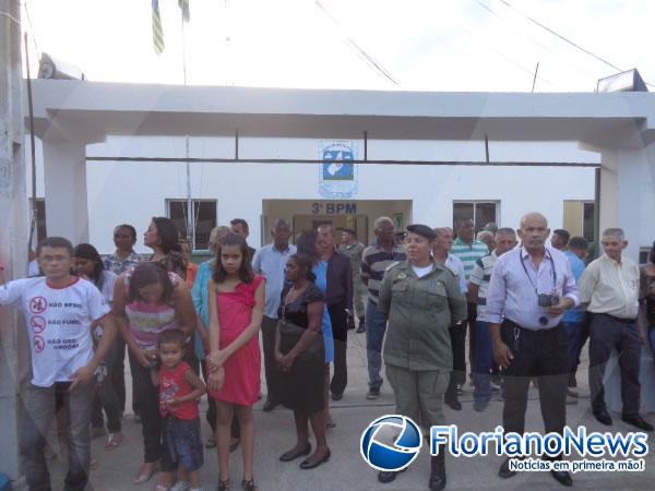 Solenidade militar marca o 51º aniversário do 3º BPM de Floriano.(Imagem:FlorianoNews)