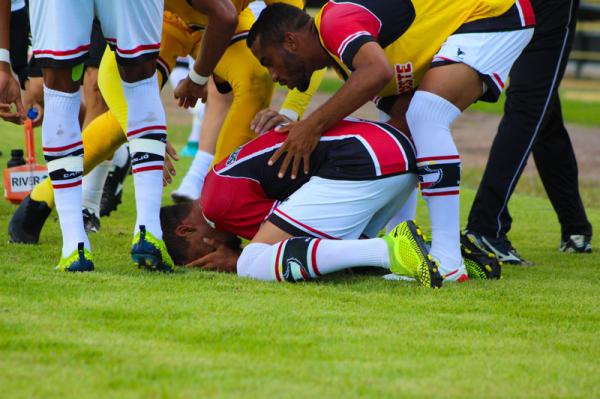 Da Série B do Piauí para a Copa do Nordeste: Emerson se emociona e dedica gol no River aos pais(Imagem:Victor Costa/River A.C.)