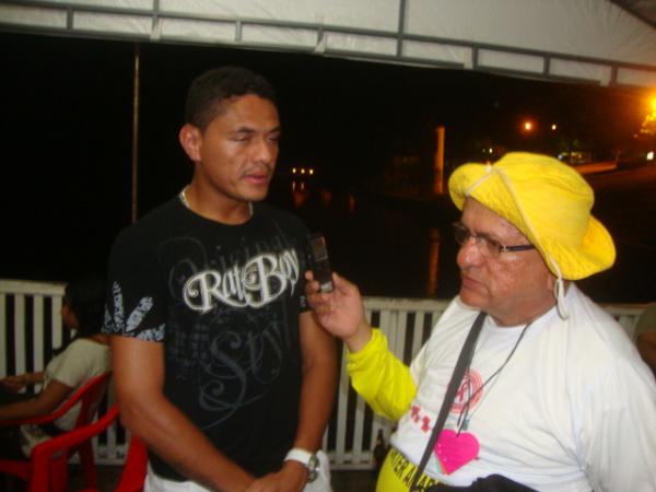 Entrevista com jogador Elder(Imagem:redaçao)