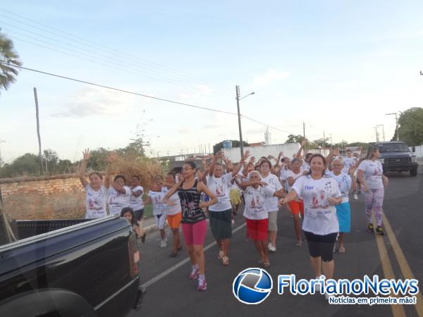 Caminhada da terceira idade é realizada em Barão de Grajaú.(Imagem:FlorianoNews)