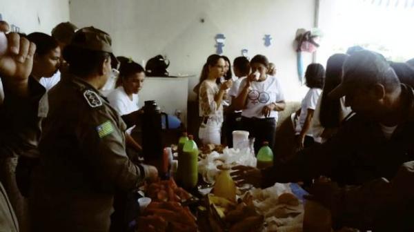 Saúde realiza ação do Novembro Azul com policiais militares do BPM de Floriano.(Imagem:FlorianoNews)