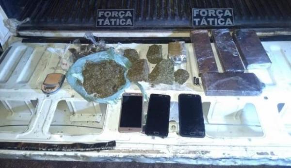 Polícia apreende explosivos e grande quantidade de droga em Teresina.(Imagem:Força Tática)
