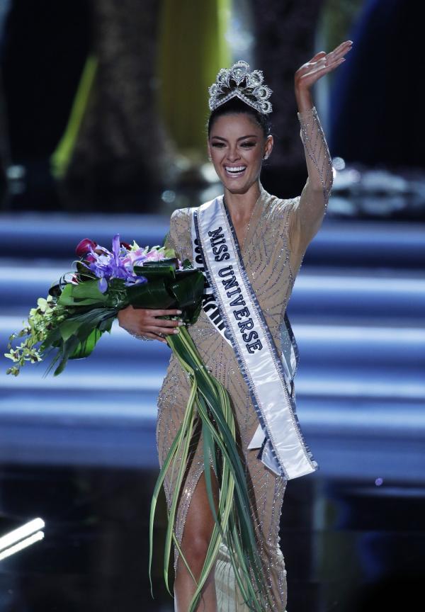  A Miss Universo 2017 Demi-Leigh Nel-Peters(Imagem:AP Photo/John Locher)