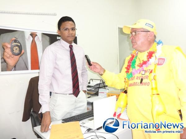 Delegado Luciano Alcântara, titular do 1º Distrito Policial de Floriano.(Imagem:FlorianoNews)