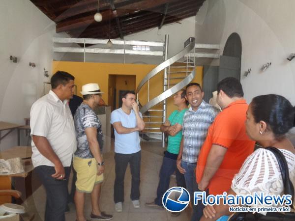 Deputado estadual Fábio Novo visitou as obras de reforma do Espaço Cultural Maria Bonita(Imagem:FlorianoNews)