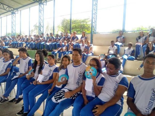 Projeto Semana Presente leva palestra educativa ao CETI Fauzer Bucar.(Imagem:FlorianoNews)