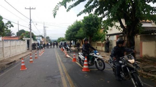 Policiais do 3º BPM recebem noções básicas de Motopatrulhamento Tático Urbano.(Imagem:Divulgação/3º BPM)