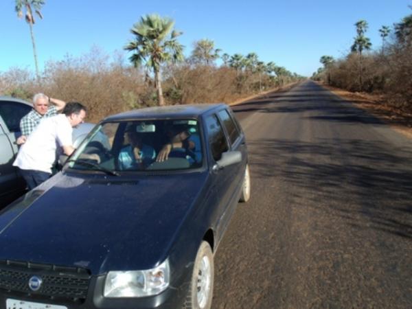 Estrada entre Campo Maior a Cabeceiras já está com 18 km de pavimentação concluída?.(Imagem:Assessoria de Comunicação)