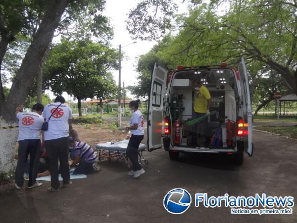 Socorristas do SAMU participam de treinamento em Floriano.(Imagem:FlorianoNews)
