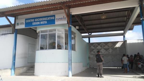 Centro Socieducativo Edson Mota, em Mangabeira, João Pessoa.(Imagem:Sílvia Torres/TV Cabo Branco)