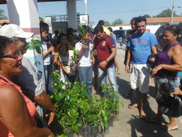 Barão de Grajaú comemorou Dia da Árvore com plantio de mudas.(Imagem:FlorianoNews)